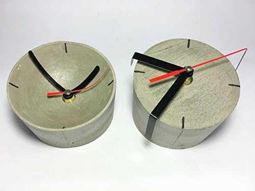 Concrete clock table gift