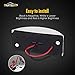 Partsam 2pcs RED LED Marker Clearance Light Chrome Plastic trailer RV Camper 12LED