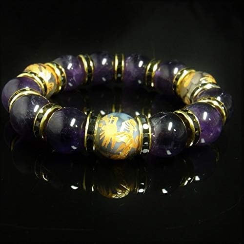 商売繁盛を叶える 開運 パワーストーン 風水 皇帝龍 ドラゴンアゲート アメジスト 数珠 レディース コレクション 龍の紋章 メンズ 14ミリ ランキングtop5 ブレスレット