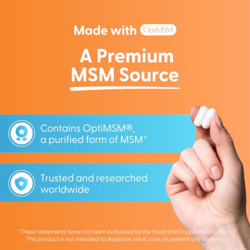 Doctor's Best Glucosamine Chondroitin Msm with OptiMSM Capsules, Supports Healthy Joint Structure, Function & Comfort, Non-GMO, Gluten Free, Soy Free, 240 Count (Pack of 1)