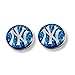 MLB New York Yankees Glitter Post Earrings