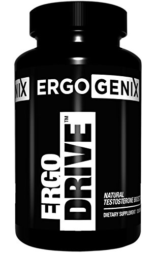ErgoGenix ErgoDRIVE Testosterone Booster Libido Strength Muscle Building Sex Drive 120 capsules