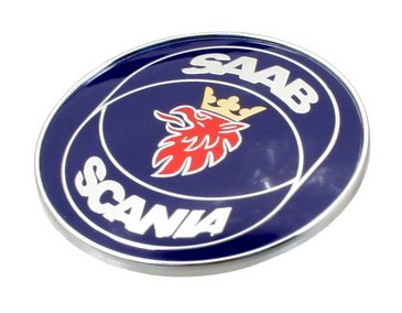OES Genuine"SAAB SCANIA" Trunk Emblem