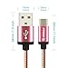 Esoulk USB 2.0 Type C Cable 10FT USB C to USB A Hi-speed Nylon Braided Fast Charging Cord for Samsung Galaxy S9 S8 Plus Note 8 Pixel LG V30 G6 G5 Nexus Nintendo Switch OnePlus 5 3T(Mix Color 5-Pack)