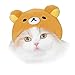 Kitan Club Cat Cap - Pet Hat Blind Box Includes 1 of 5 Cute Styles - Soft, Comfortable and Easy-to-Use Kitty Hood - Authentic Japanese Kawaii Design - Animal-Safe Materials (Rilakkuma)