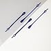 HICKIES 1.0 One Size Fits All Elastic No Tie Shoelaces - Navy (14 Laces, Works in all shoes)