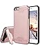 iPhone 6 Plus Case, Taken [Card Slot] [KickStand] Dual Layer Hybrid Shockproof Case Cover for Apple iPhone 6 Plus/6S Plus (Rose Gold)
