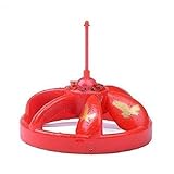 PIXNOR Cool Infrared Sensor Mini Flying Saucer UFO Hand Induced Hovering and Floating Flight with LED Lights (Red)