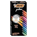BIC Gel-ocity Quick Dry Assorted Colors Gel Pens