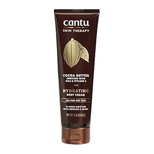 Cantu Skincare Cocoa Butter Hydrating Body Cream 240 g (Pack of 1) (Packaging may vary)