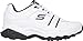 Skechers Sport Men's Afterburn Memory Foam Strike On Training Shoes,White/Navy,12 4E US