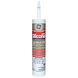 GE Silicone 2+ Kitchen & Bath Caulk, 10.1 Oz. Tube, Clear, GE5040