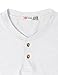 H2H Men's 3/4 Sleeve Henley T-Shirt Daily Wear WHITE US L/Asia XL (CMTTS0194)