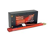7.4V 4600mAh 2S Cell 90C-180C Shorty ROAR Approved HardCase LiPo Battery Pack w/ Dual 4mm Bullet & Deans Ultra Connector