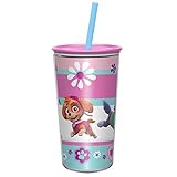 Zak Designs PWPI-S511 Paw Patrol Girl Embossed double Walled Tumbler, Multicolor