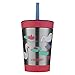 Contigo Stainless Steel Spill-Proof Kids Tumbler with Straw, 12 oz, Wink with Swans Swimming