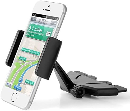 Universal CD Slot Car Mount Phone Holder Cradle for iphone 7 Plus 6 6s Plus,ipod,Samsung Galaxy S7 S6 S5 Edge,Nexus 5,LG,HTC and More 3.5-5.5inch Smartphones - by Newward