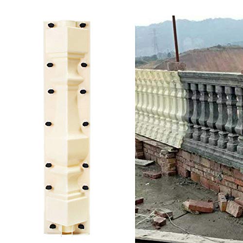YUNRUS 2X 70cm Plastic Balustrades Mold Casting Moulds for Concrete Plaster Cement