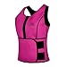 AQUIVA Neoprene Sweat Sauna Suit Trainer Vest for Women with Adjustable Waist Trimmer Belt for Weight Loss