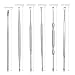 INLIFE 6pcs Ear Pick Curette Earwax Removal Kit Medical Grade Stainless Steel Ear Cleaning Tool with Storage Box