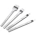 Aiskaer White Steel 3mm 1/2/4/6 Prong DIY Diamond Lacing Stitching Chisel Set Leather Craft Kits(3mm)