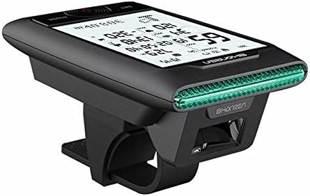 SHANREN GPS Bike Computer with Speed/Cadence/Heart Rate Functions Enabled Discovery Bluetooth Smart Wonderful Bicycle GPS - with Unique Smart Warning Light and Headlight