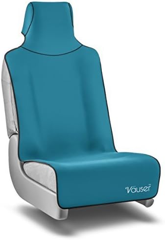 Car Seat Protector - Universal Fit Neoprene Waterproof & Sweat-Proof Auto Cover for Cars, Trucks or SUV Front Bucket Seats Non-Slip Covers Protect Your Leather & Vehicle Accessories (Teal)