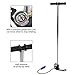 VGEBY High Pressure Air Pump, Stainless Steel Diving Manual Inflator with Pressure Gauge for Oxygen Tank