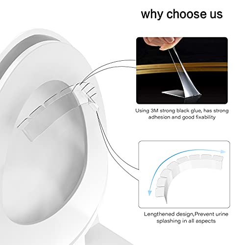 4 Pcs Urine Deflector for Toilet Seat,to Prevent Potty Training Kids