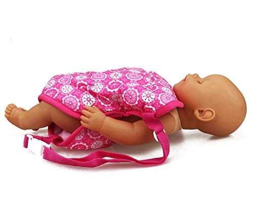 2 Pack Baby Doll Backpack Doll Carrier Doll Accessories Doll Sleeping Bag Girl's Birthday Christmas Gift Sleepover Slumber Party American Girl My Life Our Generation Madame Alexander