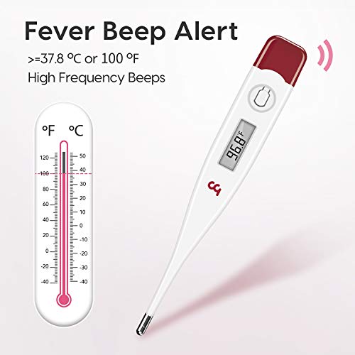 Digital Thermometer for Fever Body Temperature for Oral Rectal Armpit