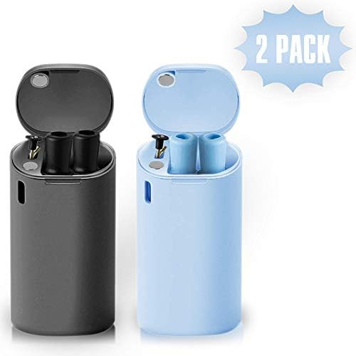 Collapsible Metal Straws with Carrying Case, Reusable Drinking Straws Portable Set with Cleaning Brush Composed of stainless steel and Food-grade Silicone Straw For Party Travel Household Outdoor etc