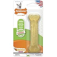Nylabone FlexiChew Regular Chicken Flavored Bone Dog Chew Toy