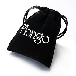 Flongo Men's Classic Stainless Steel Silver Black