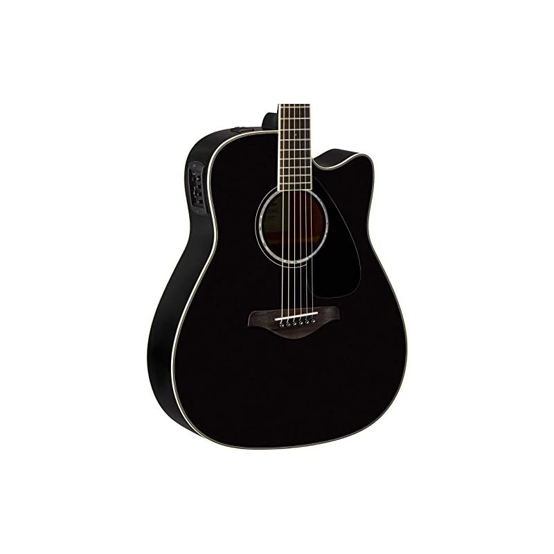 Yamaha FGX830C Solid Top Cutaway AcousticElectric Guitar, Rosewood