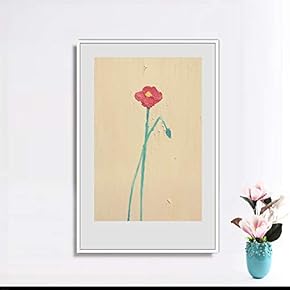 Framed for Living Room Bedroom Colorful Vase for