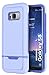 Encased Galaxy S8 Case Purple Rebel Series Impact Armor (Samsung S8) Lilac Purple