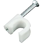 ADMI-8-mm-Diameter-Wire-Fastener-Circle-Cable-Clips-with-Metal-Nail-White-Pack-of-100-Pcs