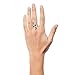 LUX ACCESSORIES Galaxy Celestial Crescent Moon Star Mood Wrap Ring