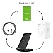 Hevanto Fast Wireless Charger, [QI-Certified] Top Speed Wireless Charging Stand, 7.5W for iPhone Xs Max/Xs/XR/X/8 Plus, 10W for Galaxy Note 10/Note 10+/Note 8/S10/S10+/S10e/S9/S9+ S8/S8+ (NO Adapter)