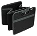 meori Large Trunk Organizer for Groceries Collapsible Lava Black Storage Car SUV 2 Compartments Picnic Road Trip Sports Gear