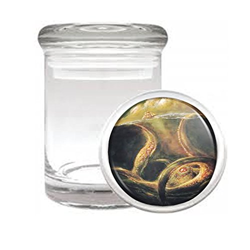 Gigantic Octopus Kraken D1 Medical Glass Jar 3