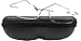SOOLALA High End Lightweight Titanium Stainless Steel Rimless Magnifying Reading Glasses, Black, +2.0D