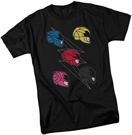 Line Helmets - Power Rangers Movie Adult T-Shirt