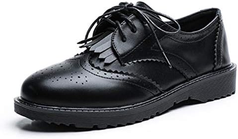 厚底 オックスフォード レースアップ 全品最安値に挑戦 おじ靴 フリンジ マニッシュシューズ レディース ローファー 学生 女子 黒 滑り止め 歩きやすい 入学式 カジュアルシューズ ブラック 通学靴 大きいサイズ 通勤靴 軽量