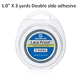 Walker Tape Blue Lace Double Sided Tape Roll 1" x 3 yards for Toupees & Wigs