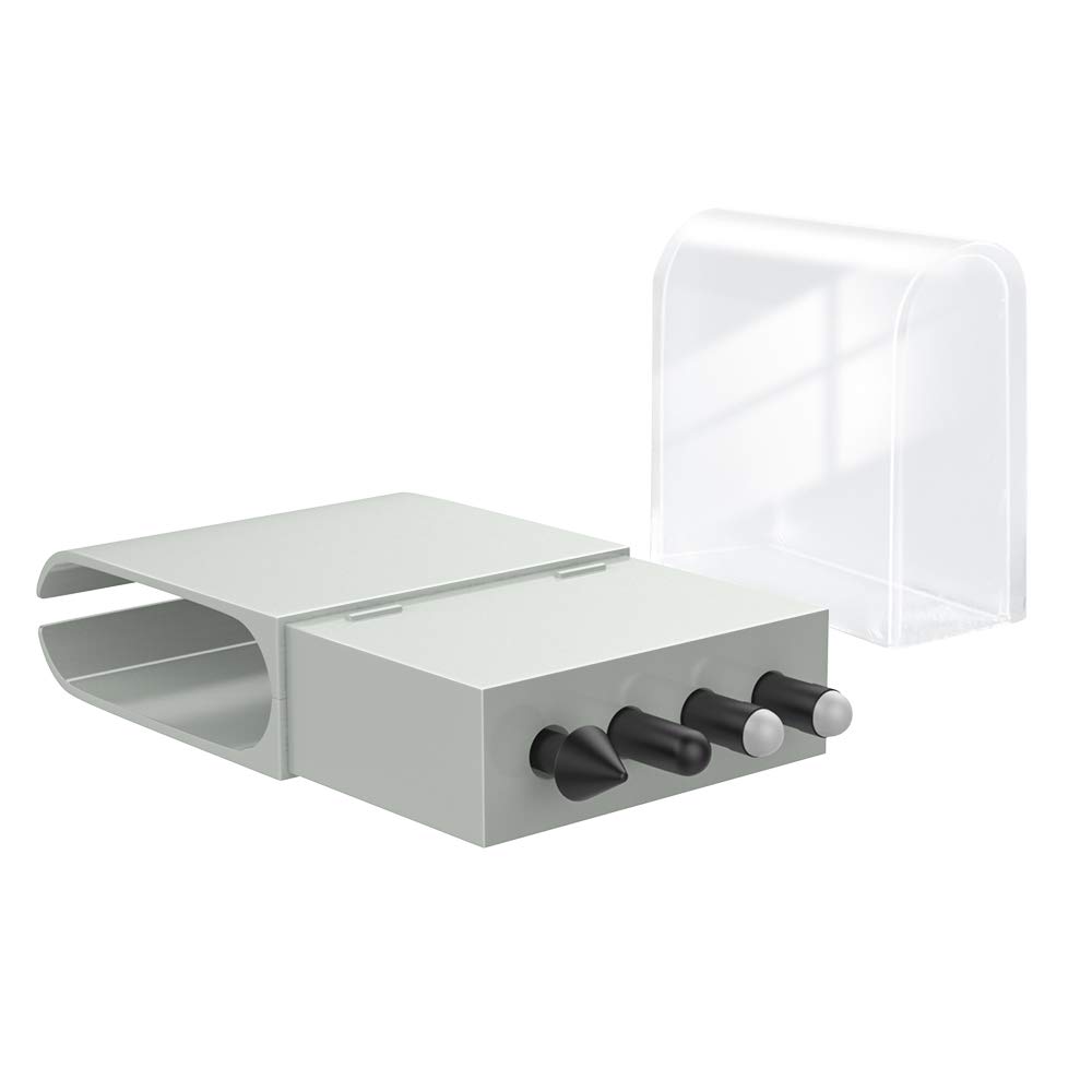 TiMOVO Surface Pen Tips, Pack of 4 Original Surface Nibs Replacement for Rubber Surface Stylus for Surface Pro 2017 Pen (Model 1776), Surface Pro 4 Pen, 2HB 2H H - Black