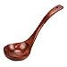 WSSROGY Wooden Soup Spoon Kitchen Soup Ladle Spoon,Porridge Spoon, Kitchen Sauces Soups Cooking Tools.