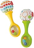 Fisher-Price Rattle 'n Rock Maracas, Green/Yellow