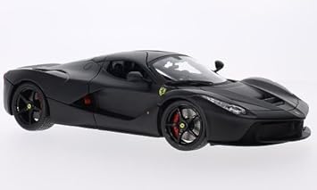 Buy Ferrari La Ferrari Matt Black Model Car Ready Made Bburago 1 18 Online At Low Prices In India Amazon In